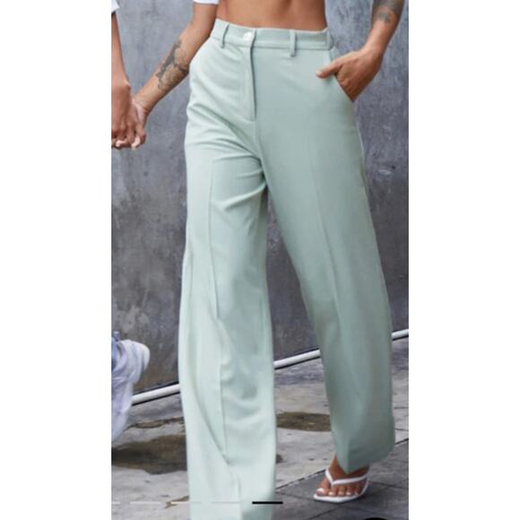 Motel Trouser Pants Pistachio Sage Green Size XS - Picture 1 of 10